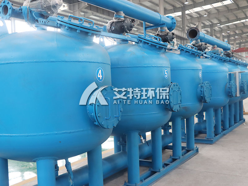 浅层砂过滤器+保安过滤器撬装一体