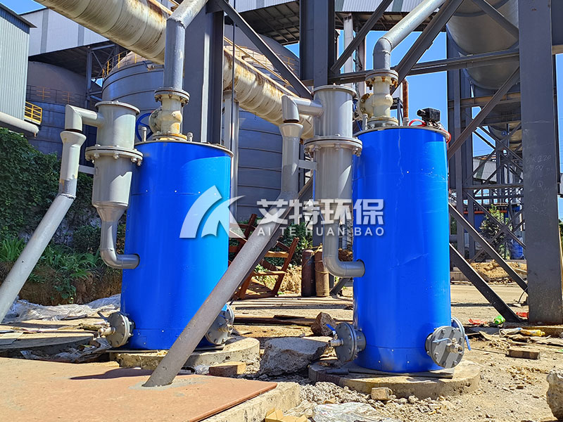 煤气排水器安装现场