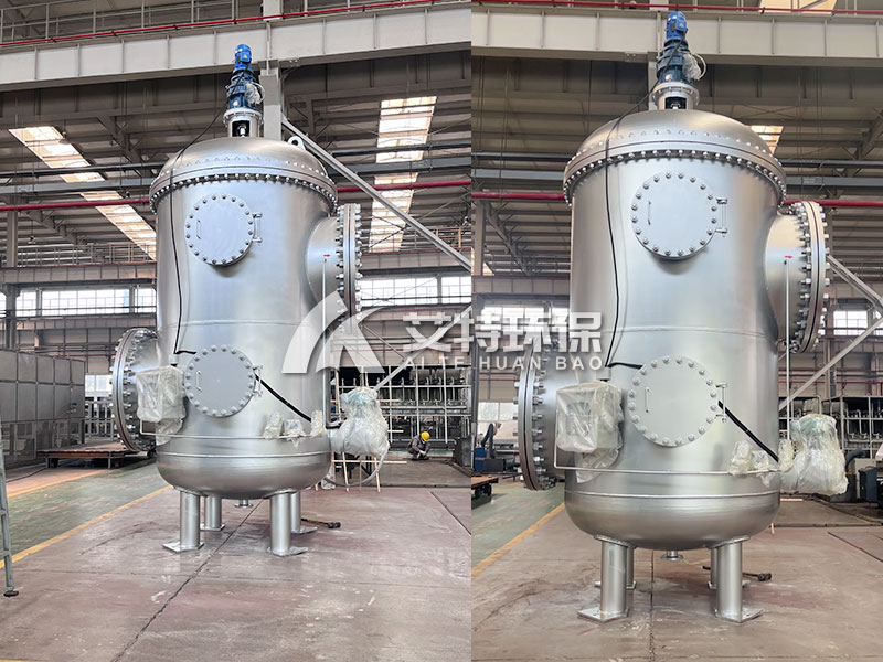 用于城市热网回水过滤器的全自动排污器